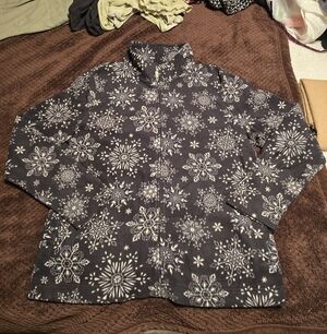 Croft & Barrow Snowflake Fleece
